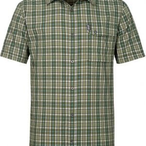 Jack Wolfskin Crossley SS Shirt Oliivinvihreä XL