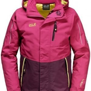 Jack Wolfskin Crosswind 3In1 Kids Punainen 104