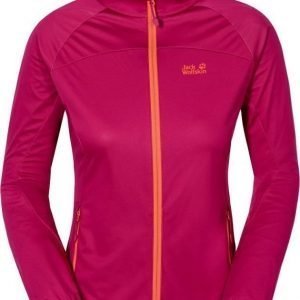 Jack Wolfskin Crosswind Jkt Punainen L