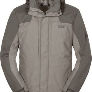 Jack Wolfskin Denali Flex Jkt M Harmaa L