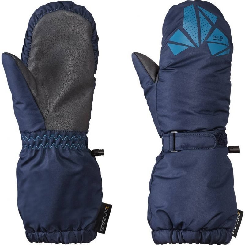 Jack Wolfskin Diamond Stormlock Mitten Kids Tummansininen 104