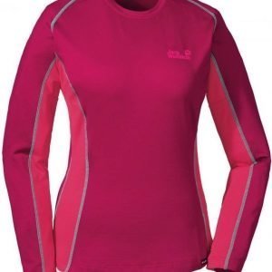 Jack Wolfskin Dynamic LS Women Punainen L