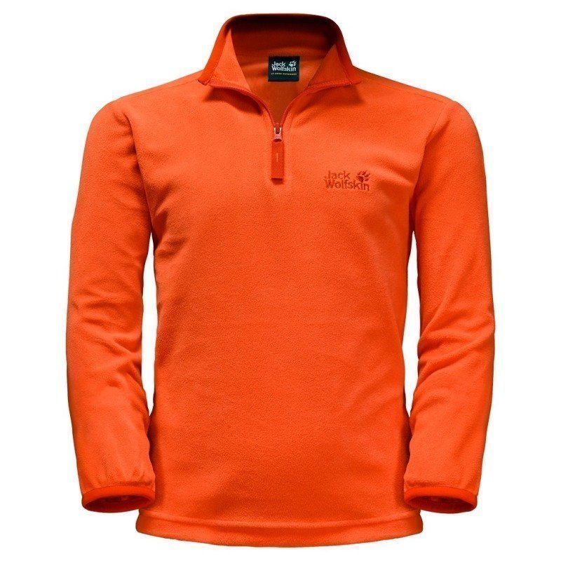 Jack Wolfskin Gecko Nanuk Half Zip Kids 104 Flame Orange