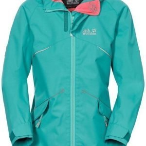 Jack Wolfskin Girls Highland Jacket Mintunvihreä 176