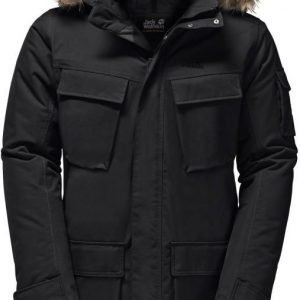 Jack Wolfskin Glacier Canyon Parka Musta L