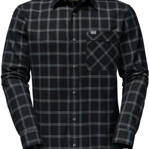 Jack Wolfskin Glacier Shirt Men Musta L