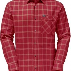 Jack Wolfskin Glacier Shirt Men Punainen L