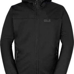 Jack Wolfskin Grand Valley Softshell Jkt M Musta L