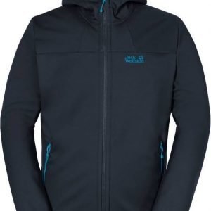 Jack Wolfskin Grand Valley Softshell Jkt M Tummansininen L