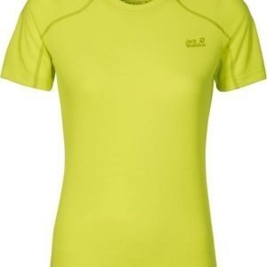 Jack Wolfskin Helium Chill T-Shirt Keltainen L