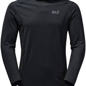 Jack Wolfskin Hollow Range Longsleeve Musta L