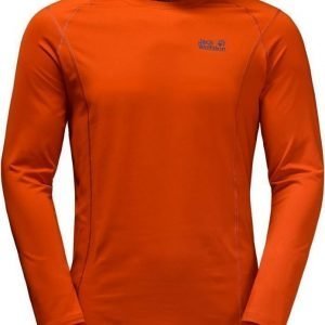 Jack Wolfskin Hollow Range Longsleeve Oranssi L