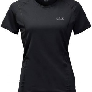 Jack Wolfskin Hollow Range T-Shirt Musta XS