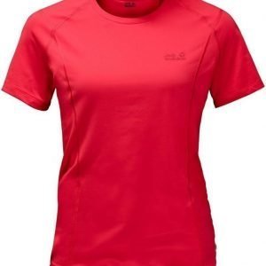 Jack Wolfskin Hollow Range T-Shirt Punainen L