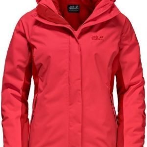 Jack Wolfskin Iceland Voyage 3In1 Punainen L