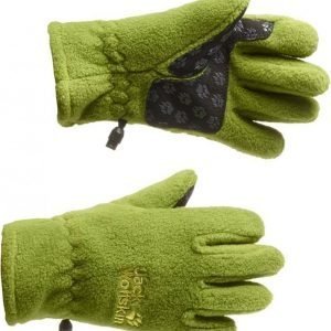 Jack Wolfskin Kids Fleece Glove Vihreä 140