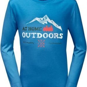 Jack Wolfskin Mountain Range Longsleeve Sininen 104