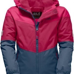 Jack Wolfskin Penguin Island Jacket Kids Punainen 116