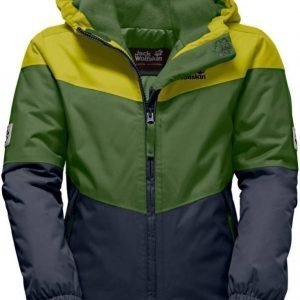 Jack Wolfskin Penguin Island Jacket Kids Vihreä 104