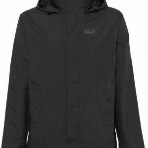 Jack Wolfskin Pouring Rain Jacket Musta L