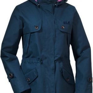 Jack Wolfskin Queenstown Coat Women Tummansininen L