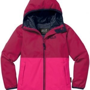 Jack Wolfskin Rainy Days Texapore Jacket Girls Punainen 140