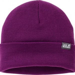 Jack Wolfskin Rib Knit Cap Purple M