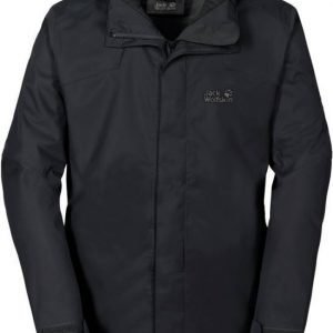 Jack Wolfskin Shelter Jkt M Musta L