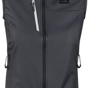 Jack Wolfskin Stormbreeze Softshell Vest Ruskea XS