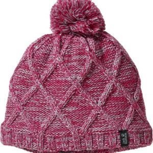 Jack Wolfskin Stormlock Knit Cap Kids Punainen M