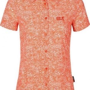 Jack Wolfskin Wahia Print Shirt Oranssi XS