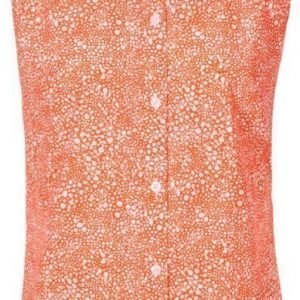 Jack Wolfskin Wahia Print Sleeveless Shirt Oranssi M