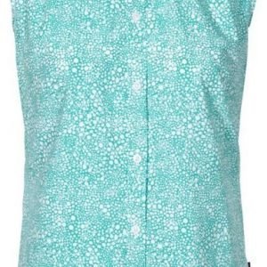 Jack Wolfskin Wahia Print Sleeveless Shirt Sininen L