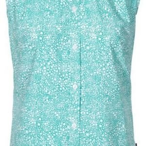 Jack Wolfskin Wahia Print Sleeveless Shirt Sininen M