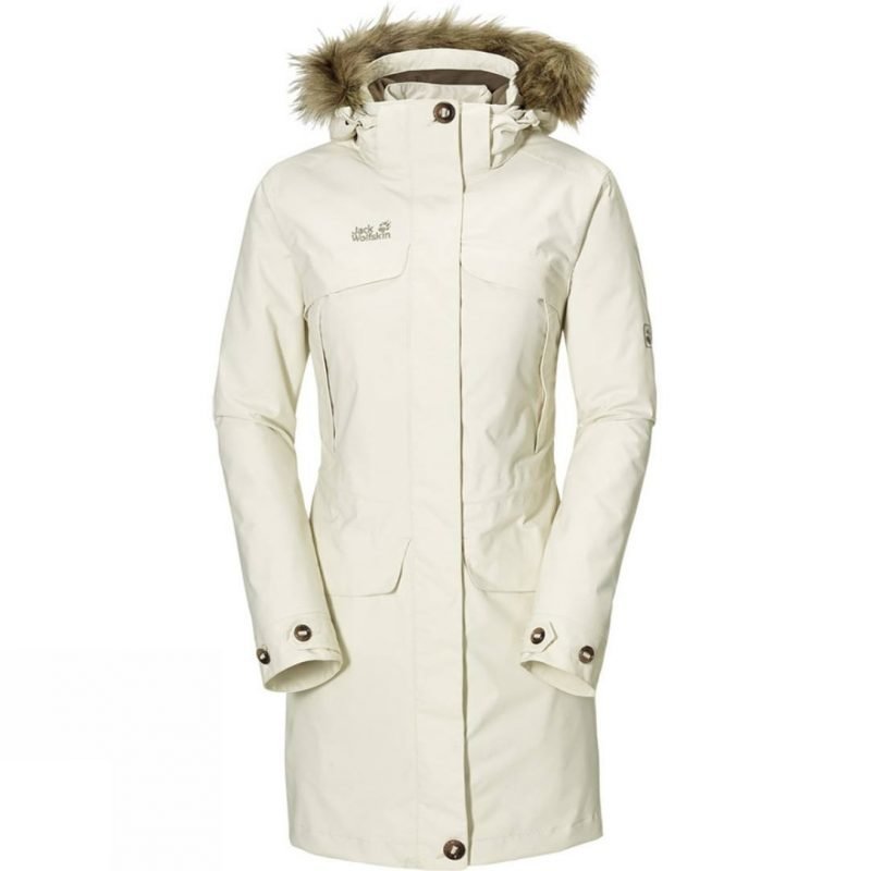 Jack Wolfskin White Rock Coat Women Valkoinen M