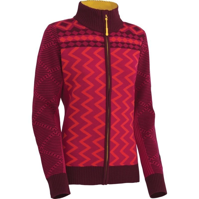 Kari Traa Vinje F/Z Knit L Ruby