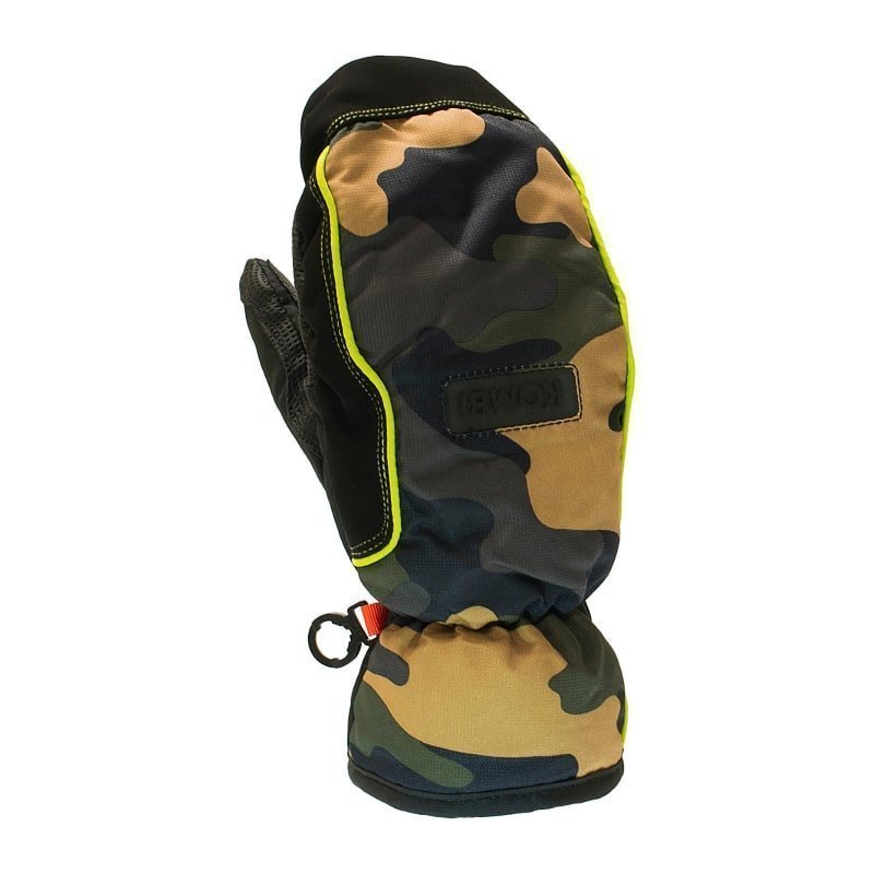 Kombi Striker Mitt Wp Junior L Green Camo/Lime