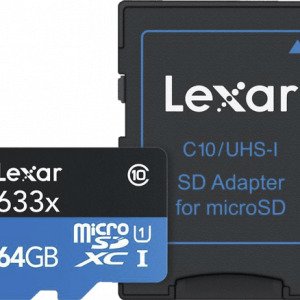 Lexar 64gb 633x Microsdxc Uhs-I Hs Muistikortti