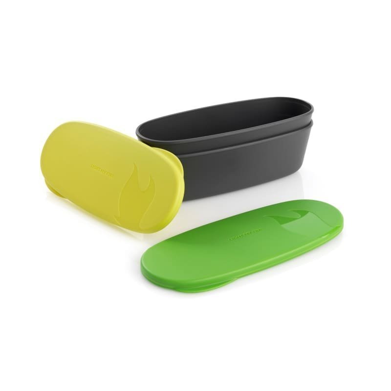 Light my fire SnapBox oval 2-pack Lime/Green