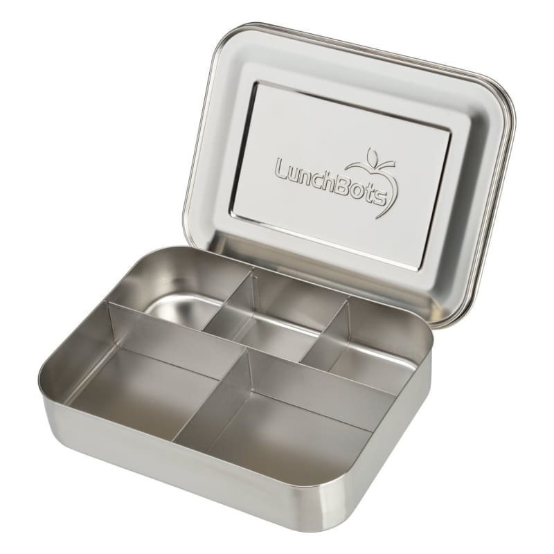 Lunchbots Bento Cinco Stainless 100 Stainless Steel