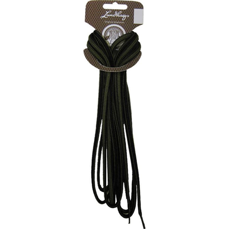 Lundhags Shoe Laces 150 CM 150 Black/Light Grey