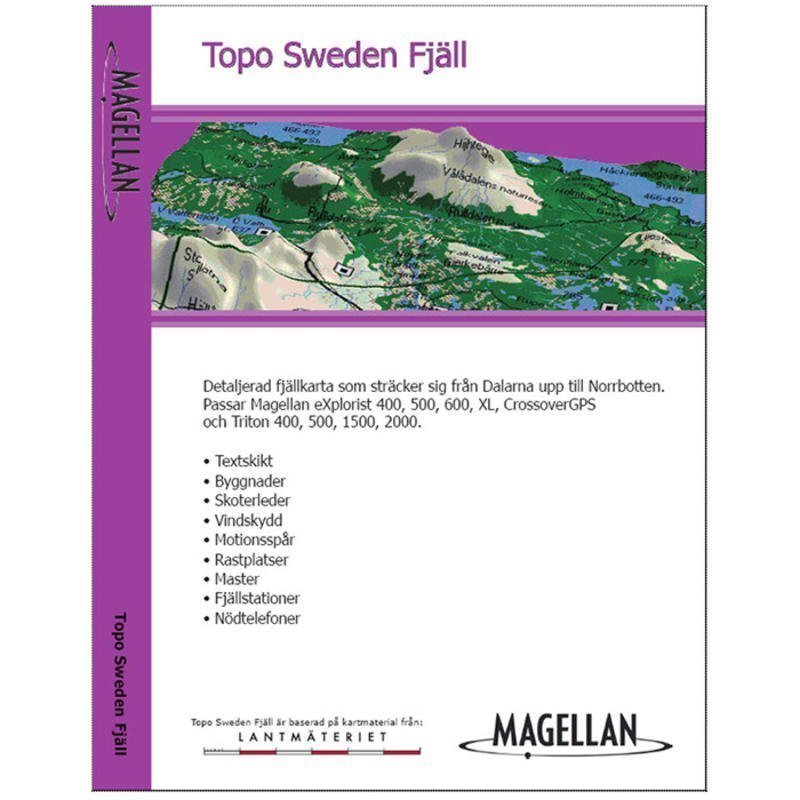 Magellan Topo Sweden Fjäll