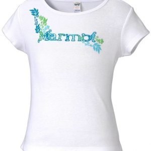 Marmot Girl's Whimsy Tee Shirt Valkoinen L