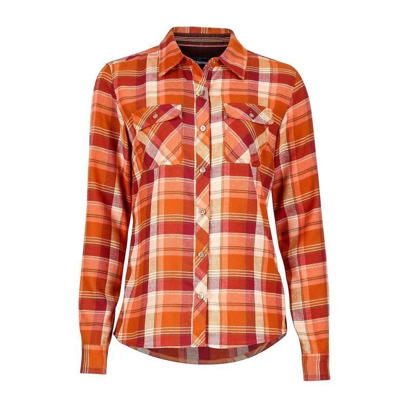 Marmot Women's Bridget Flannel LS L Madder Red