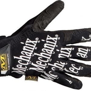 Mechanix Original Glove mustat valkoisella tekstillä