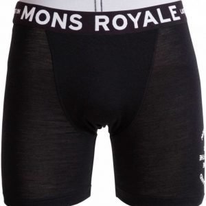 Mons Royale Hold'em Boxer Musta XL