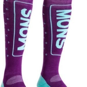 Mons Royale Snow Tech Sock Women's Tummanpunainen L