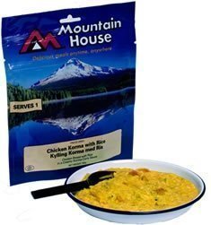 Mountain House Korma-Kanaa Riisillä