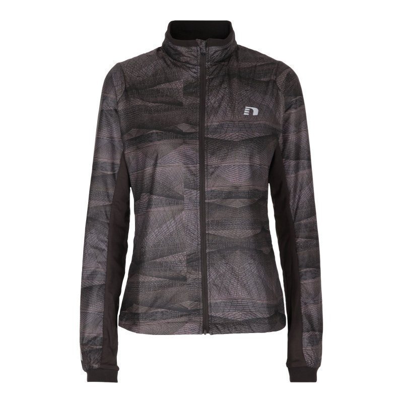 Newline Imotion Printed Cross Jacket M Chocolate Shades