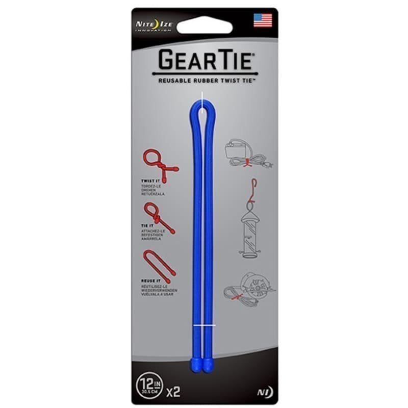 Nite Ize Gear Tie 12 12 Blue